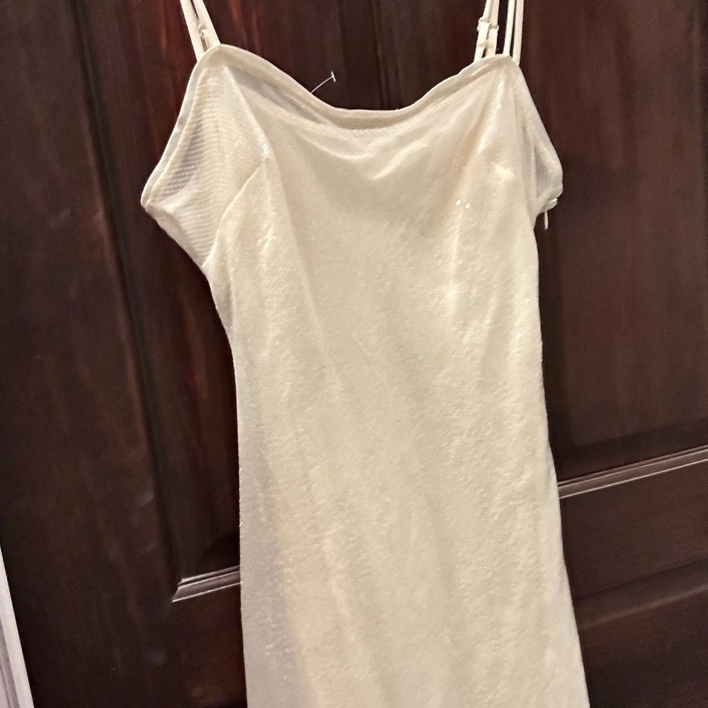 Madewell x Aimee Song Sequin Slip Dress